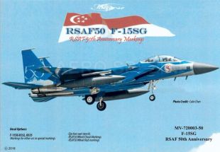 MV720350 F-15SG Strike Eagle Anniversary Finish 50 Years RSAF
