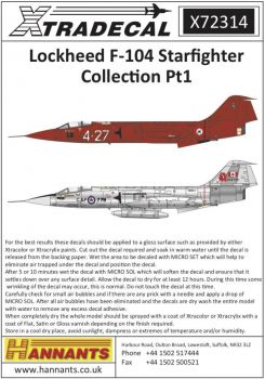 XD72314 F-104 Starfighter Part 1