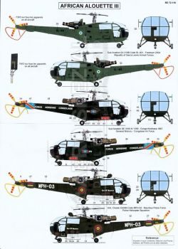 BD72116 Alouette III African Air Forces