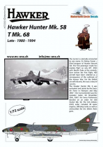 MC72020 Hunter Mk.58/T Mk.68 Schweizer Luftwaffe 1980-1994