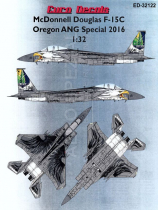 EU32122 F-15C Eagle Anniversary Finish 75 Years Oregon Air National Guard