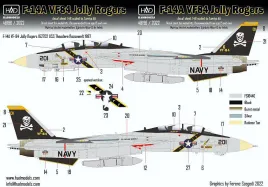 HUN48196 F-14A Tomcat VF-84 Jolly Rogers 1987