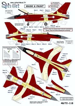 SY48118 F-16AM Block 5-10 Fighting Falcon Dannebrog 800 Jahre