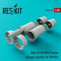 RSU480043 MiG-25P Foxbat-A Exhaust Nozzles