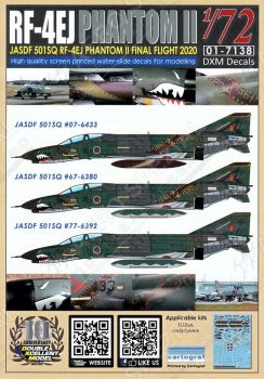 DXM72038 RF-4EJ Kai Phantom II JASDF Final Year 2020