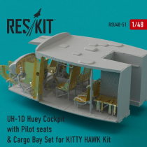 RSU480051 UH-1D Huey Cockpit Set und Laderaum