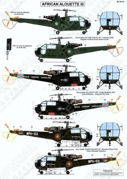 BD48141 Alouette III African Air Forces