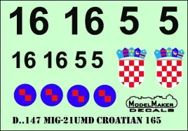 MOD48147 MiG-21UMD Mongol-B Croatian Air Force