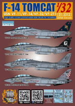 DXM32014 F-14A/B Tomcat VF-11, VF-14, VF-32 & VF-211