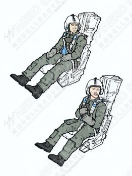 AB32145 Pilot and WSO Tornado IDS/ECR seated in Ejection Seats