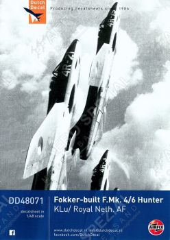 DD48071 Hunter F.4/F.6 Royal Netherlands Air Force