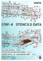 PRO32906W F-/RF-4 Phantom II Stencils in FS 36622 (Light Grey)