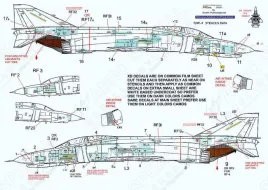 PRO720906G F-/RF-4 Phantom II Stencils in FS 36118 (Gunship Grey)