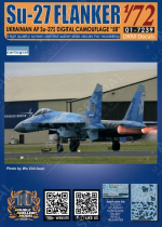 DXM72039 Su-27S Flanker-B Digital Camouflage