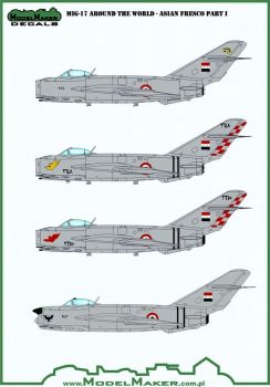 MOD48155 MiG-17 Fresco weltweit: Asiatische Luftstreitkräfte Teil 1