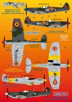 DCD7270 Spitfire Mk.9/14/16 Kokarden und Staffelwappen