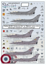 SY48915V2 Rafale B/C/M Standard Markings French Air Force and Navy