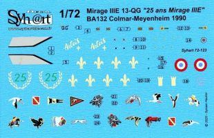 SY72123 Mirage IIIE Anniversary Finish EC 1/13 Artois