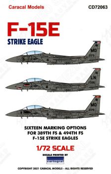 CD72063 F-15E Strike Eagle