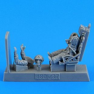 AB48237 Jet Pilot Soviet Air Force in Ejection Seat for MiG-19 Farmer