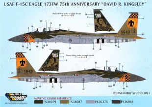 DXM72041 F-15C Eagle 75th Anniversary David R. Kingsley