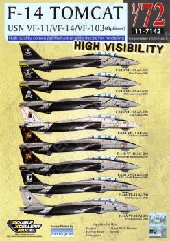 DXM72042 F-14 Tomcat VF-11, VF-14 & VF-103 High Visibility