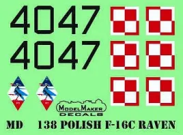 MODM32138 F-16C Block 52+ Fighting Falcon 100 Jahre polnische Luftwaffe