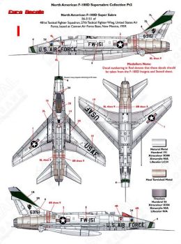 EU48132 F-100D Super Sabre U.S. Air Force, Teil 2