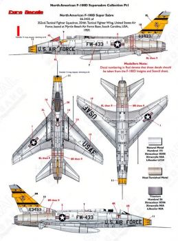 EU72131 F-100D Super Sabre U.S. Air Force, Teil 1