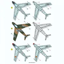 ACD48027 F-86 Sabre & Canadair Sabre im weltweiten Einsatz