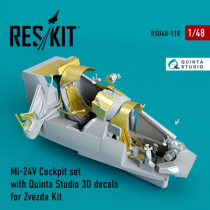 RSU480118 Mi-24V Hind-E Cockpit Set