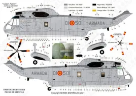 SE3172 SH-3H Sea King spanische Marine