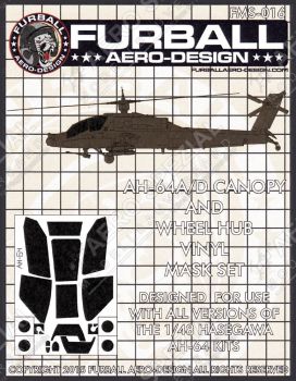 FMS4816 AH-64A/D Apache Mask Set