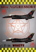 PRO482201 F-16C Block 42 Fighting Falcon WRAITH