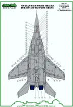 MOD32091 MiG-29 Fulcrum Stencils polnische Luftwaffe