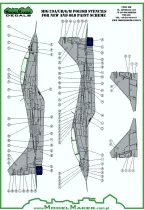MOD32091 MiG-29 Fulcrum Stencils polnische Luftwaffe