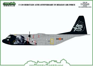 MOD72156 C-130H Hercules Anniversary Finish Belgian Air Force