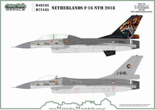 MOD48165 F-16 BM Fighting Falcon NATO Tiger Meet 2018
