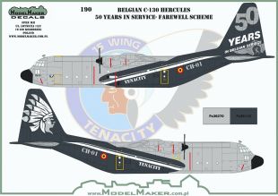 MOD72190 C-130H Hercules Farewell Scheme Belgian Air Force