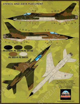 FD&S4826 F-105D/F/G Thunderchief Colours & Markings Part 1