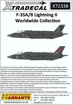 XD72338 F-35A/B Lightning II Worldwide Collection