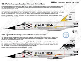 DRD4809 F-102A Delta Dagger Western Air National Guard Units
