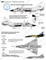 DRD4810 F-102A Delta Dagger nordöstliche Air-National-Guard-Einheiten