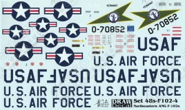 DRD4810 F-102A Delta Dagger nordöstliche Air-National-Guard-Einheiten