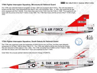 DRD4811 F-102A Delta Dagger Central Air National Guard Units