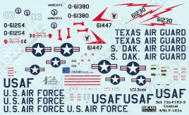 DRD7208 F-102A Delta Dagger Central Air National Guard Units