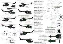 DD48081 Bo 105, Beechcraft TC-45, Curtiss CM-21/22, F-86 & Sea Hawk