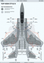 PK48001 F-15A/B/C/D Eagle Stencils (frühe Version)