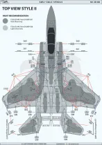 PK48001 F-15A/B/C/D Eagle Stencils (Early Version)