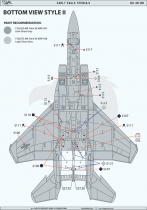 PK48001 F-15A/B/C/D Eagle Stencils (Early Version)